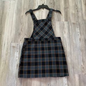 Forever 21 Plaid Jumper Dress